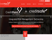 Tablet Screenshot of creditpointsoftware.com